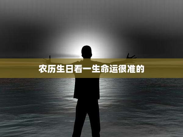 农历生日看一生命运很准的