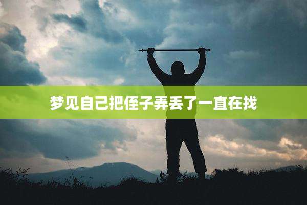 梦见自己把侄子弄丢了一直在找