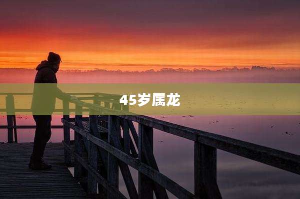 45岁属龙