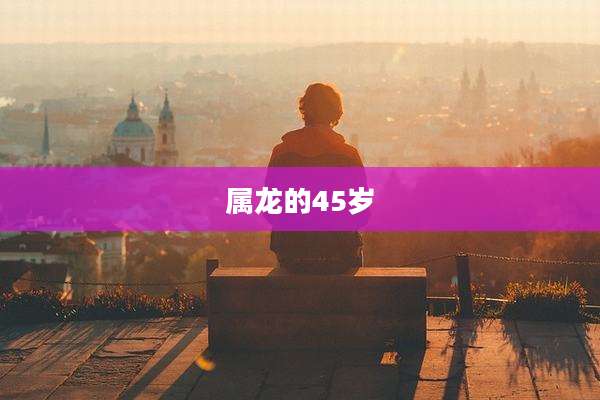 属龙的45岁