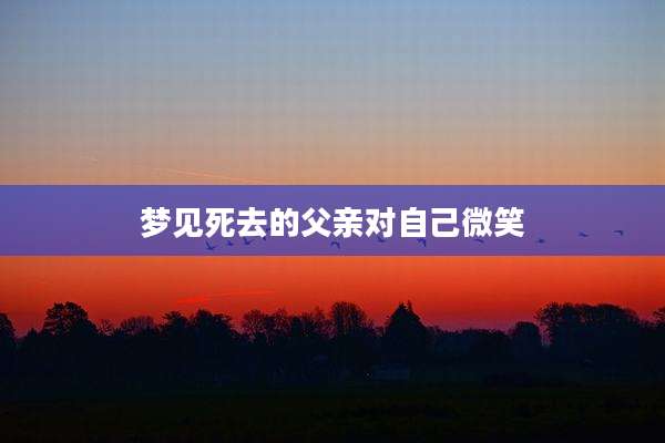 梦见死去的父亲对自己微笑