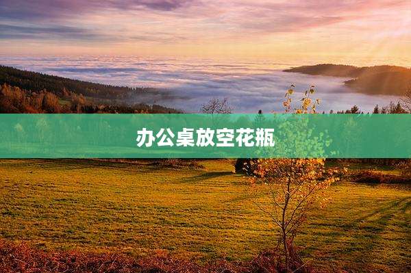 办公桌放空花瓶