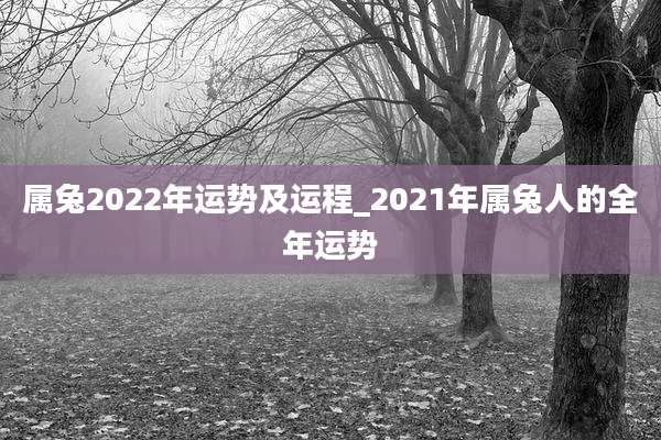 属兔2022年运势及运程_2021年属兔人的全年运势