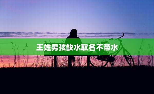 王姓男孩缺水取名不带水