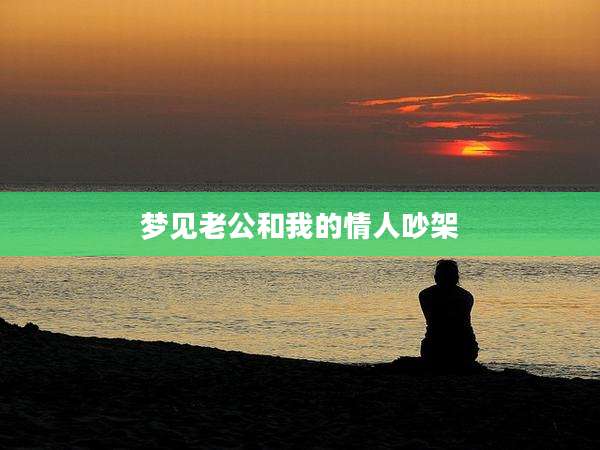 梦见老公和我的情人吵架