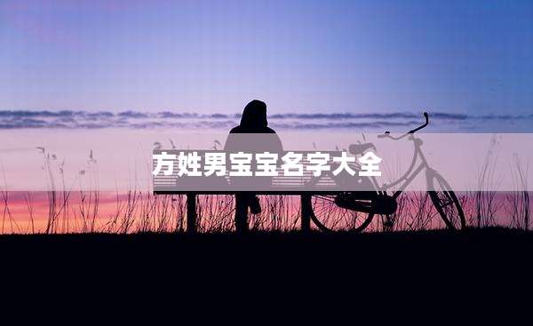 方姓男宝宝名字大全