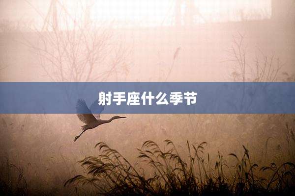 射手座什么季节
