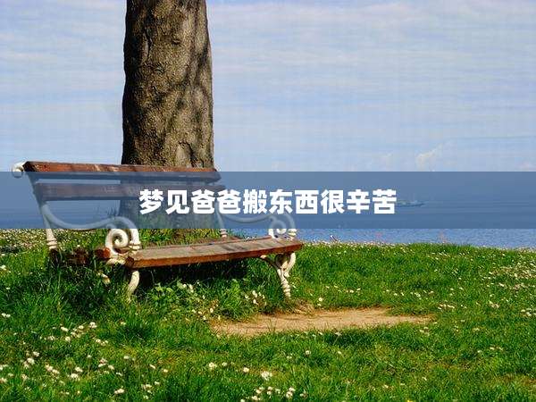 梦见爸爸搬东西很辛苦
