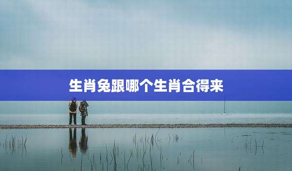 生肖兔跟哪个生肖合得来