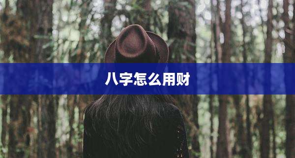 八字怎么用财