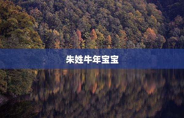 朱姓牛年宝宝