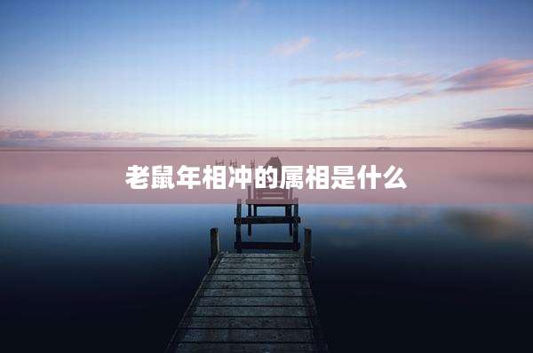老鼠年相冲的属相是什么