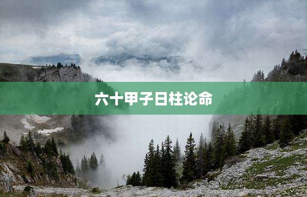 六十甲子日柱论命