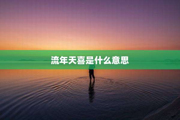 流年天喜是什么意思