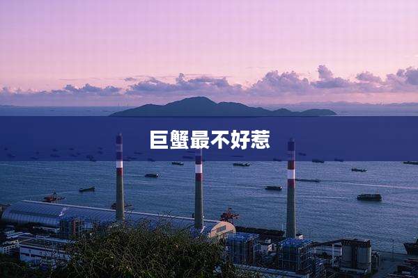 巨蟹最不好惹