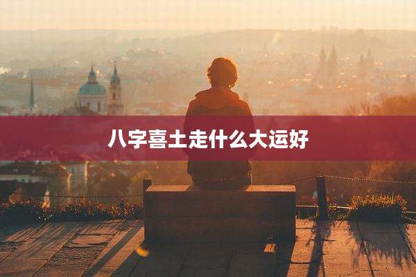 八字喜土走什么大运好
