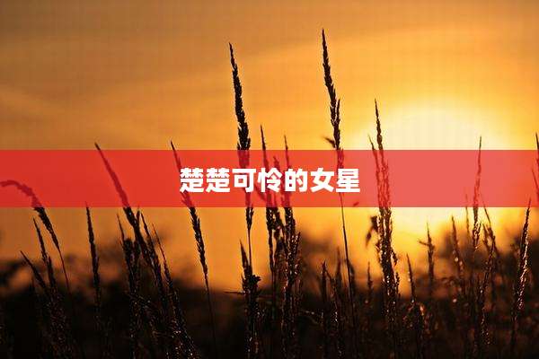 楚楚可怜的女星