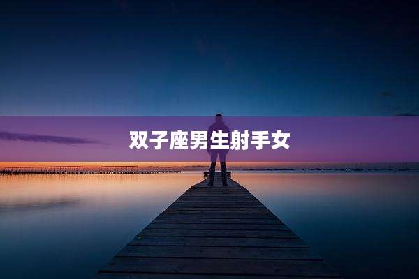 双子座男生射手女
