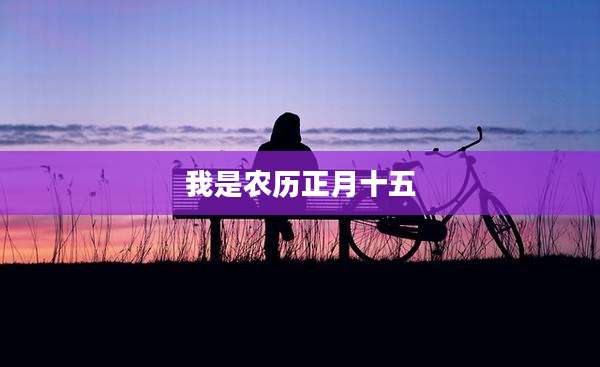 我是农历正月十五