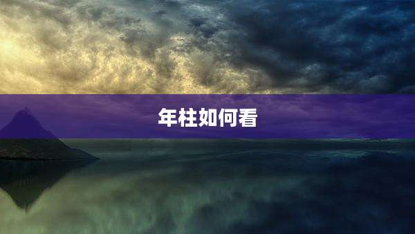 年柱如何看