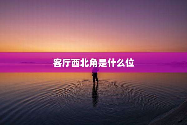 客厅西北角是什么位