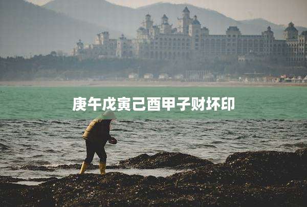 庚午戊寅己酉甲子财坏印