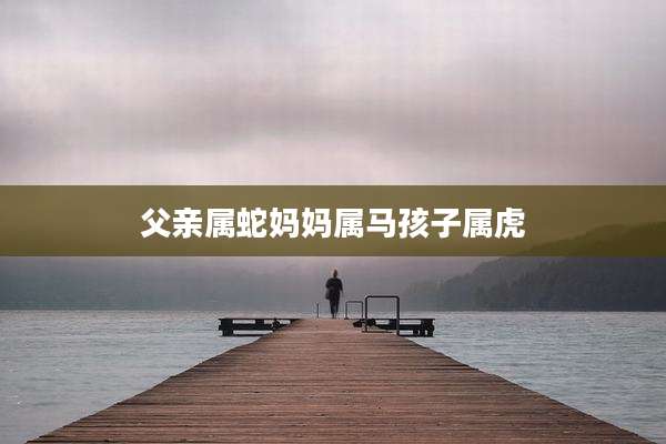 父亲属蛇妈妈属马孩子属虎