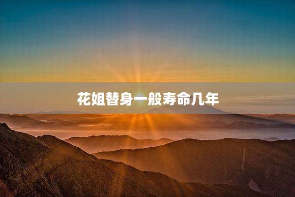 花姐替身一般寿命几年