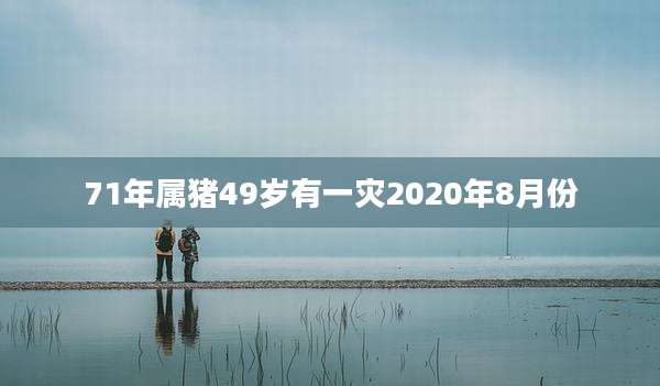 71年属猪49岁有一灾2020年8月份