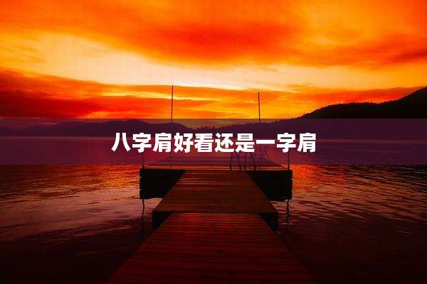 八字肩好看还是一字肩