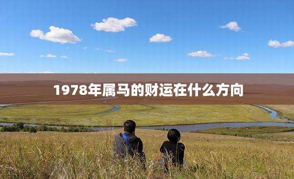 1978年属马的财运在什么方向