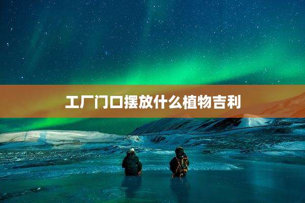 工厂门口摆放什么植物吉利