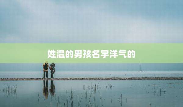 姓温的男孩名字洋气的