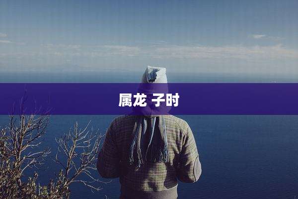 属龙 子时