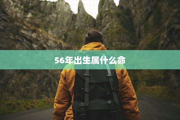 56年出生属什么命