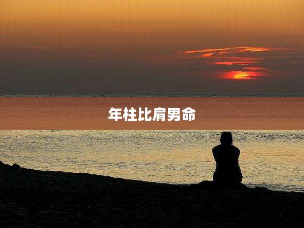 年柱比肩男命
