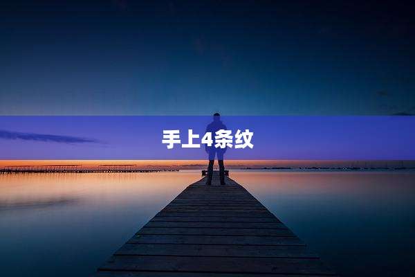 手上4条纹