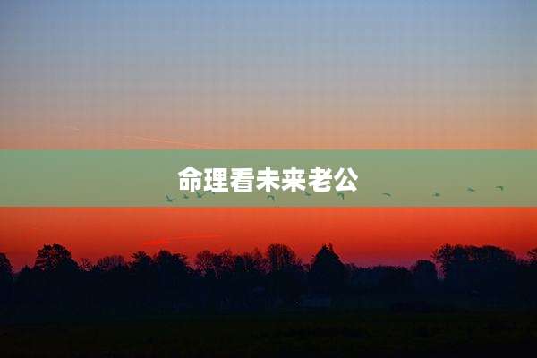 命理看未来老公