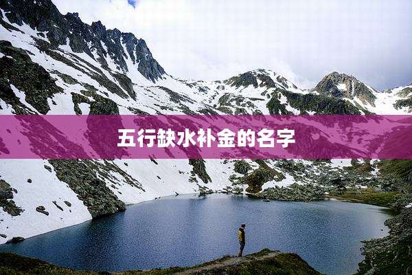 五行缺水补金的名字