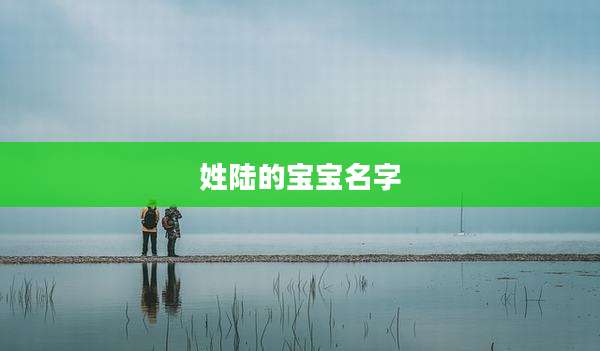 姓陆的宝宝名字