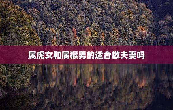 属虎女和属猴男的适合做夫妻吗