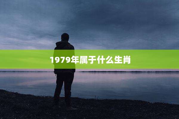 1979年属于什么生肖