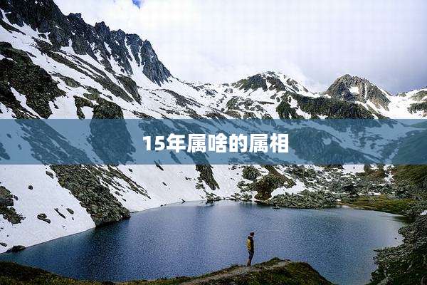 15年属啥的属相