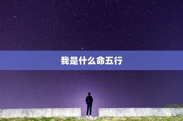 我是什么命五行