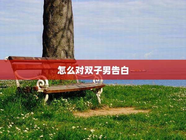 怎么对双子男告白