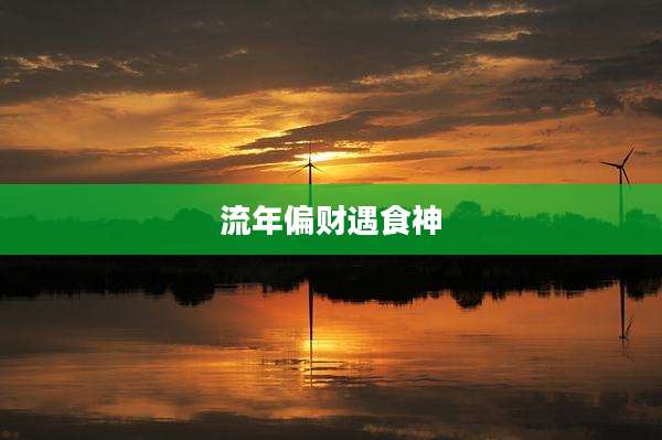 流年偏财遇食神