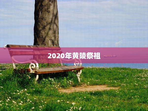 2020年黄陵祭祖