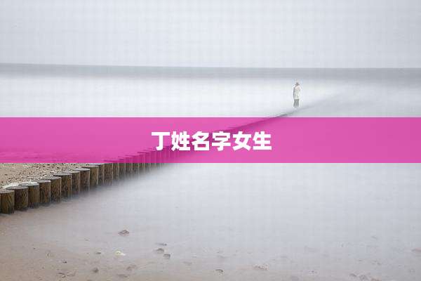 丁姓名字女生