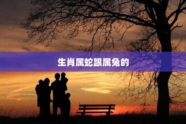 生肖属蛇跟属兔的