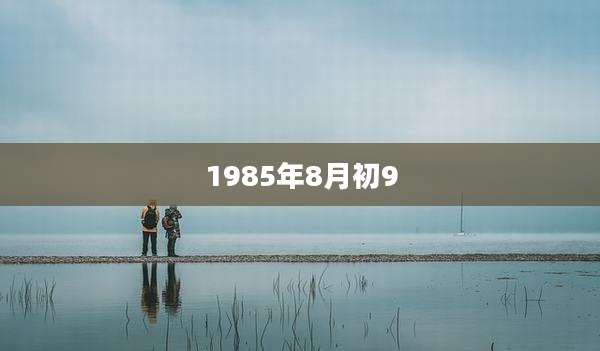 1985年8月初9